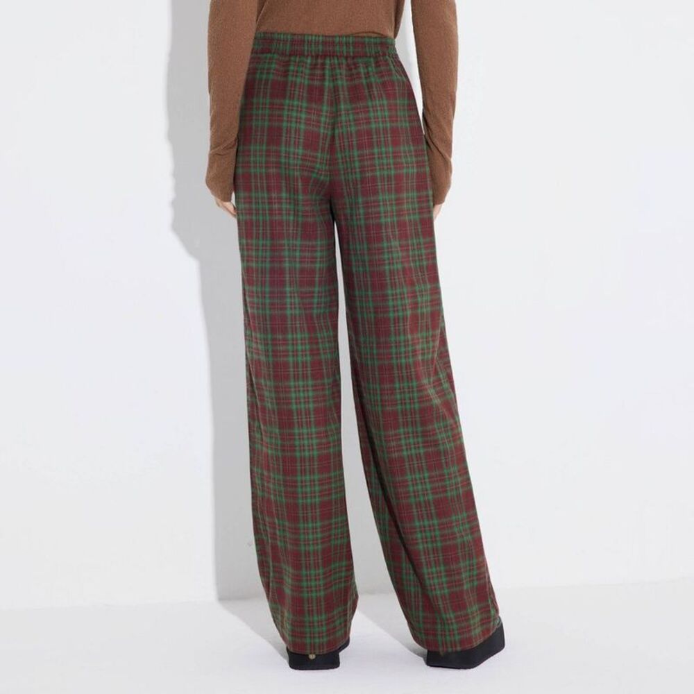 Wild Fable - Women's Mid-Rise Wide Leg Pull-On Pants - Wild Fab Green - Picture 2 of 4